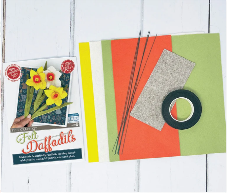 Felt Daffodils Kit - Crafty Kit Company