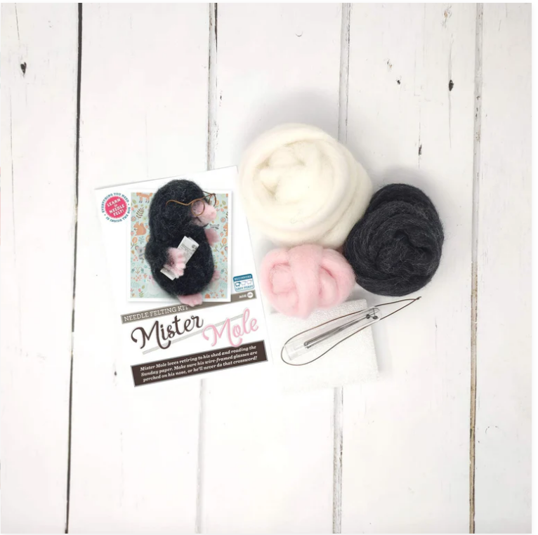 Mister Mole Large Needle Felting - Crafty Kit Company