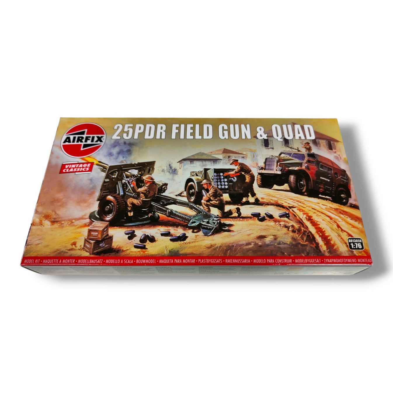 Airfix 25pdr Field Gun & Quad 1/76 scale – Hensons hobbies