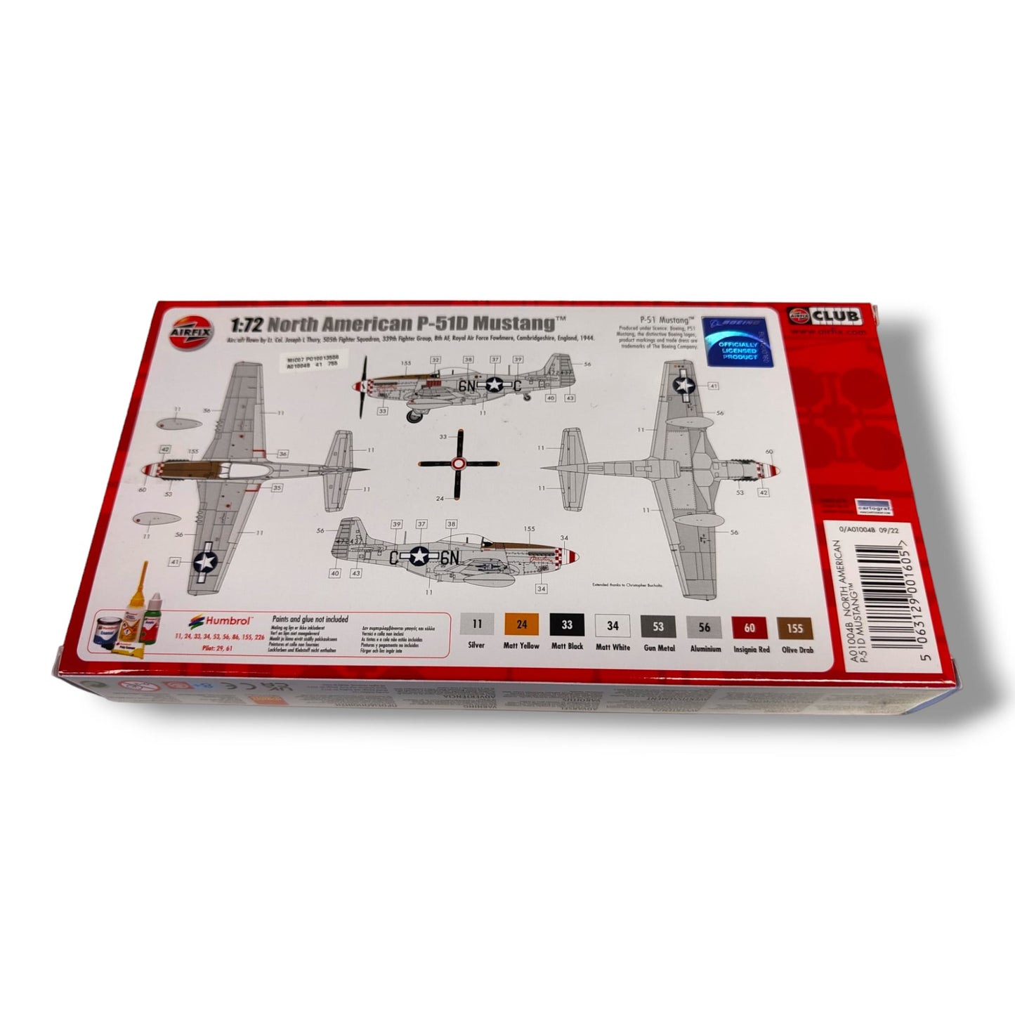 Airfix North AMerican P-51D Mustang