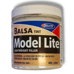 Model Lite, Lightweight Balsa tint FILLER- Deluxe Materials 240ml