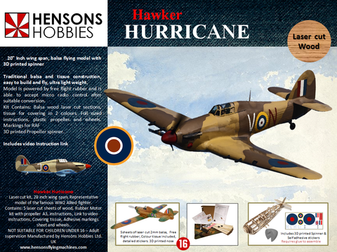 Hawker Hurricane balsa kit