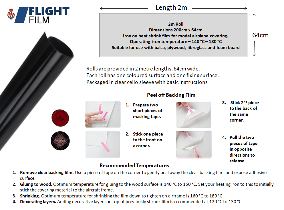 Heat shrink film for model planes online