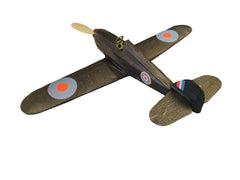 Night fighter Hawker Hurricane balsa kit