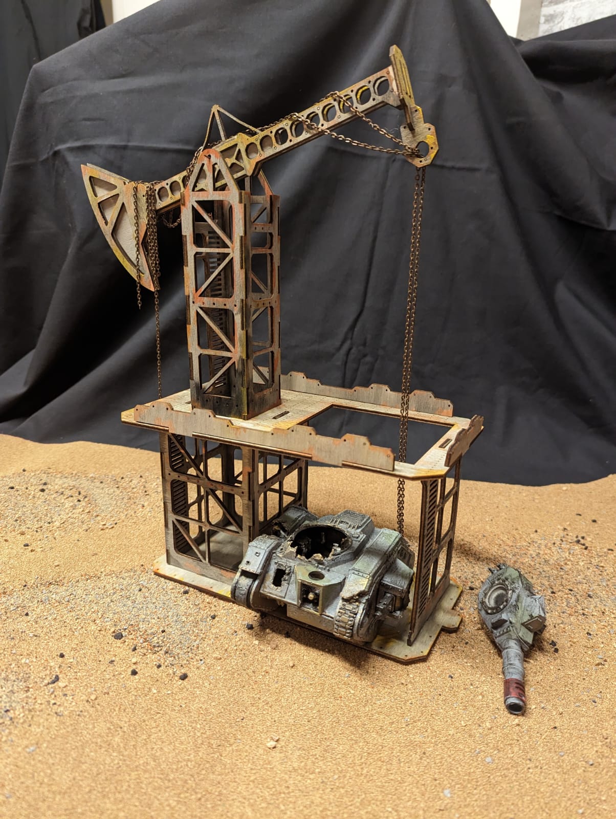 Large Oil Derrick