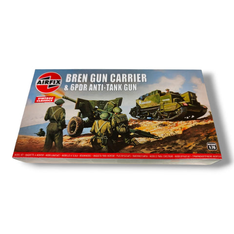 Airfix Bren Gun Carrier & 6pdr anti tank gun 1/76 scale