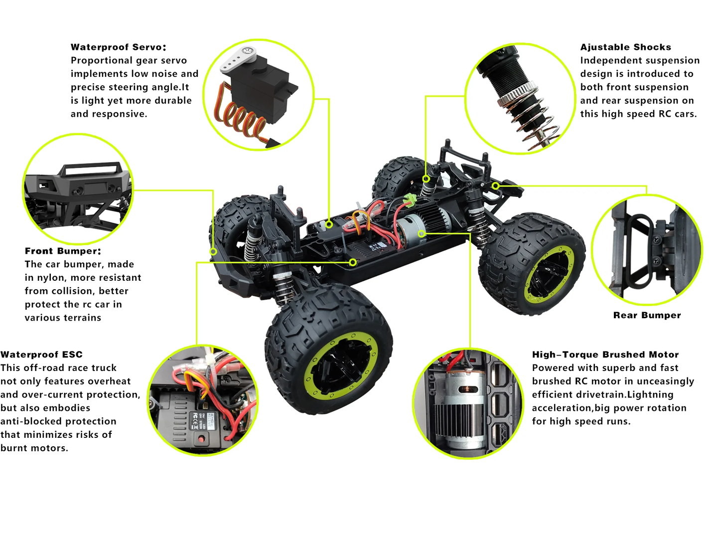 1:16 4WD Crossy Extreme Sport Monster truck