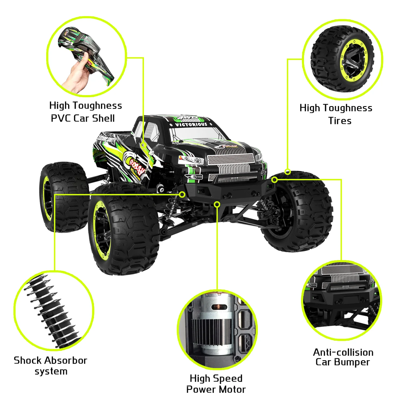 1:16 4WD Crossy Extreme Sport Monster truck