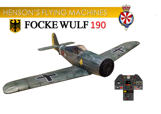 Focke Wulf 190a Balsa Kit