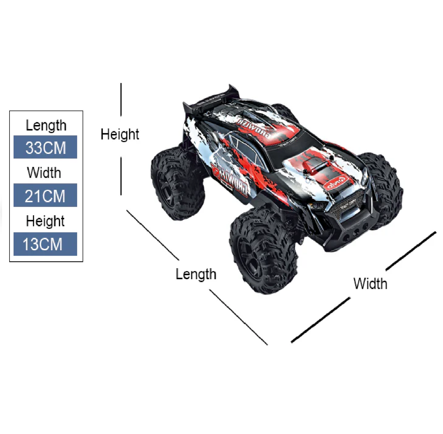 1:14 Growler 66 Cross country Sport RC Car BLUE