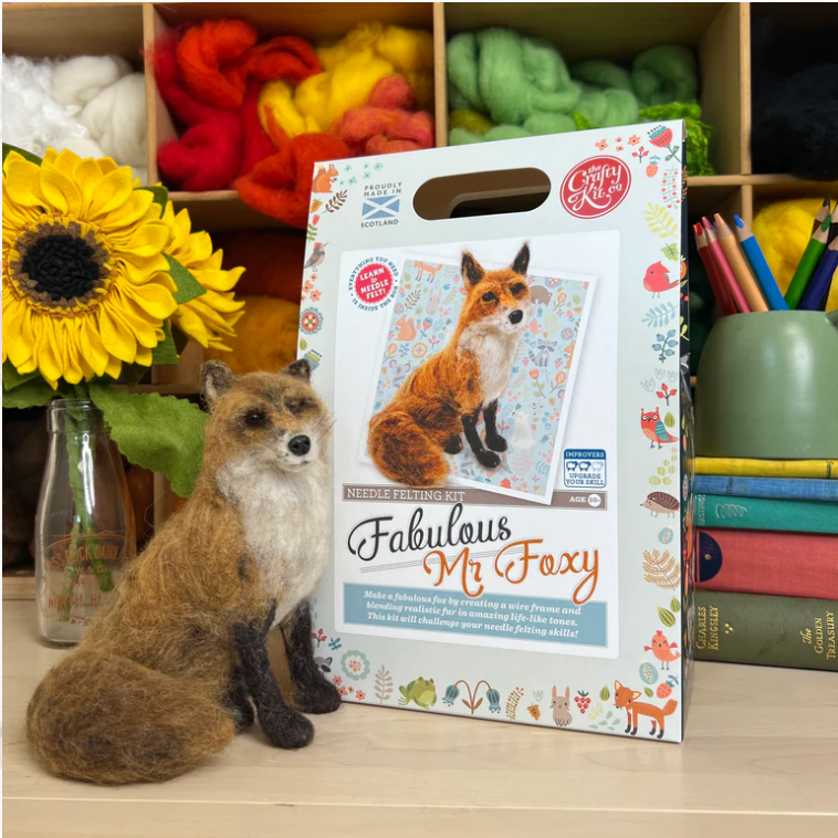 Fabulous Mr Foxy Large Needle Felting - Crafty Kit Company