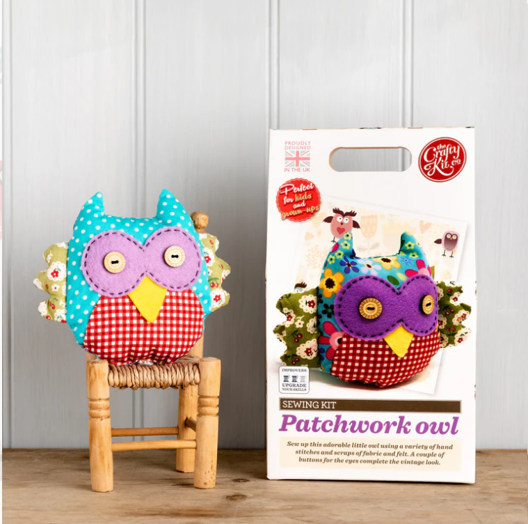 Patchwork Owl - Crafty Kit Company