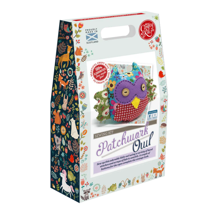 Patchwork Owl - Crafty Kit Company