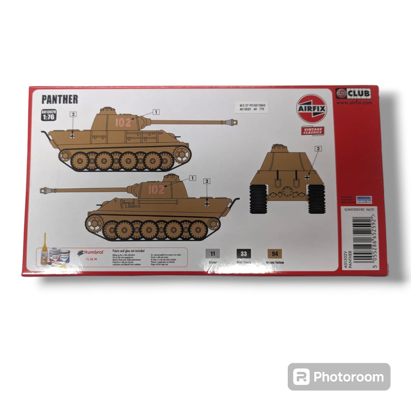 Airfix 1:76 PANTHER Tank