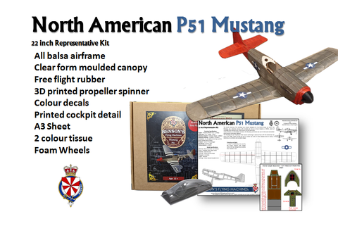 Mustang P51 - Balsa Kit