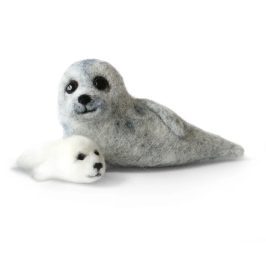 Seal & Pup Large Needle Felting - Crafty Kit Company