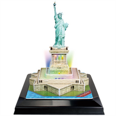 Cubic Fun - 3d Puzzle, Statue of Liberty - Light up LED