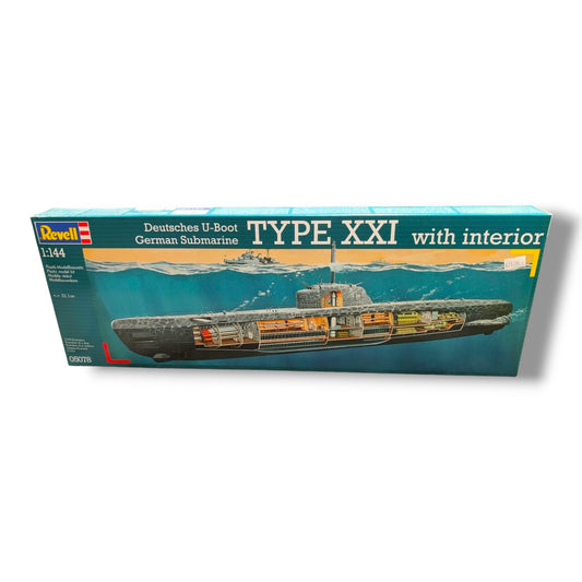 Revell - 1:144 TYPE XXI U-Boat with interior